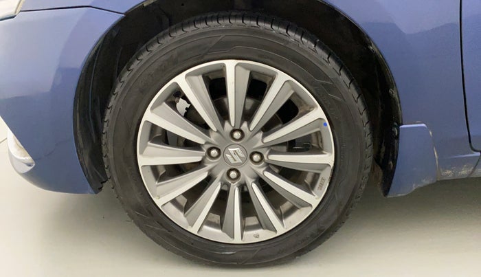 2018 Maruti Ciaz ALPHA DIESEL 1.3, Diesel, Manual, 94,027 km, Left Front Wheel
