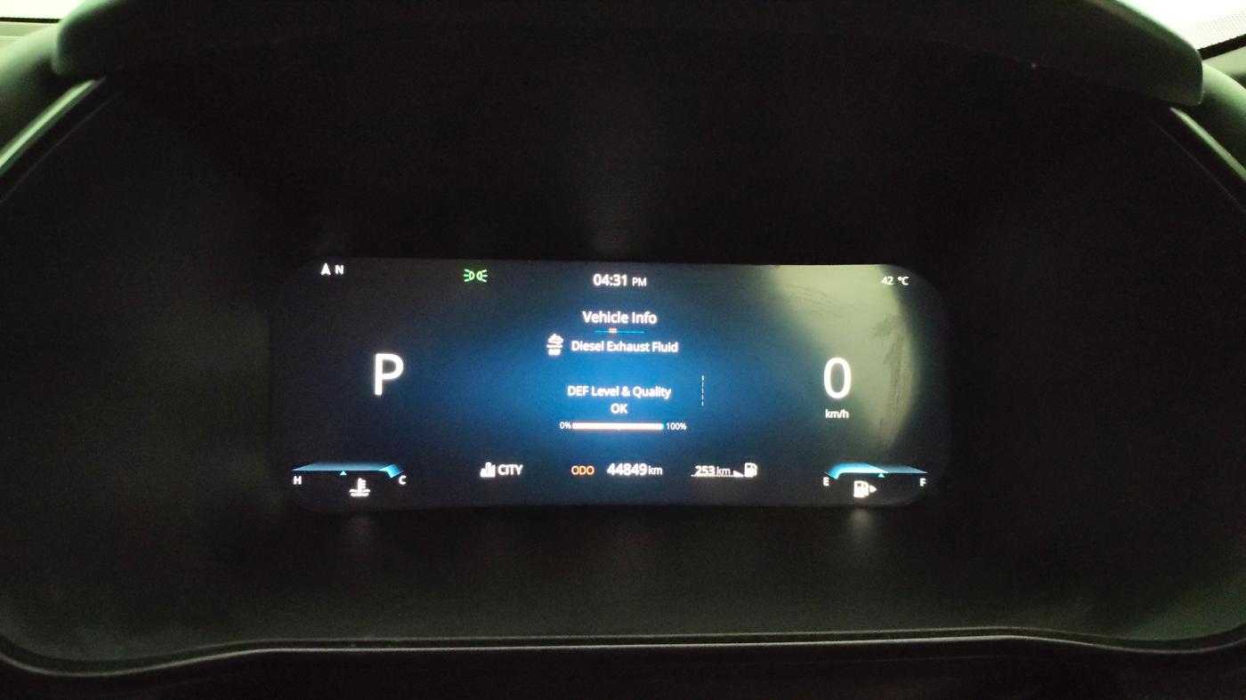 2024 Tata Harrier FEARLESS DARK EDITION AT, Diesel, Automatic, 44,841 km, Odometer Image