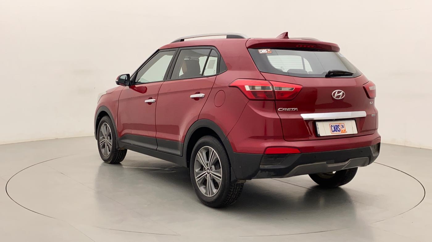2016 Hyundai Creta SX PLUS AT 1.6 PETROL, Petrol, Automatic, 69,309 km, Left Back Diagonal
