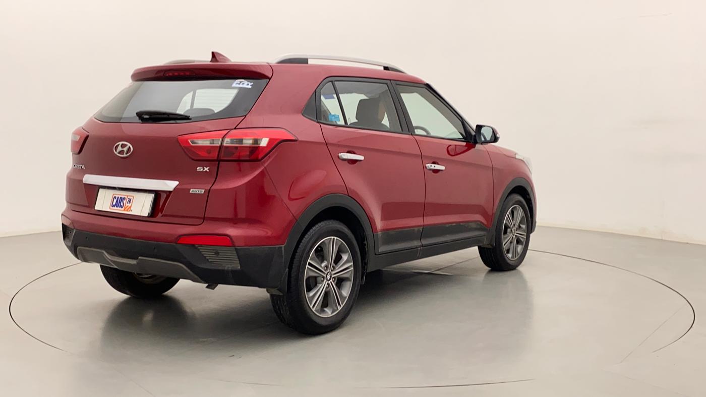 2016 Hyundai Creta SX PLUS AT 1.6 PETROL, Petrol, Automatic, 69,309 km, Right Back Diagonal