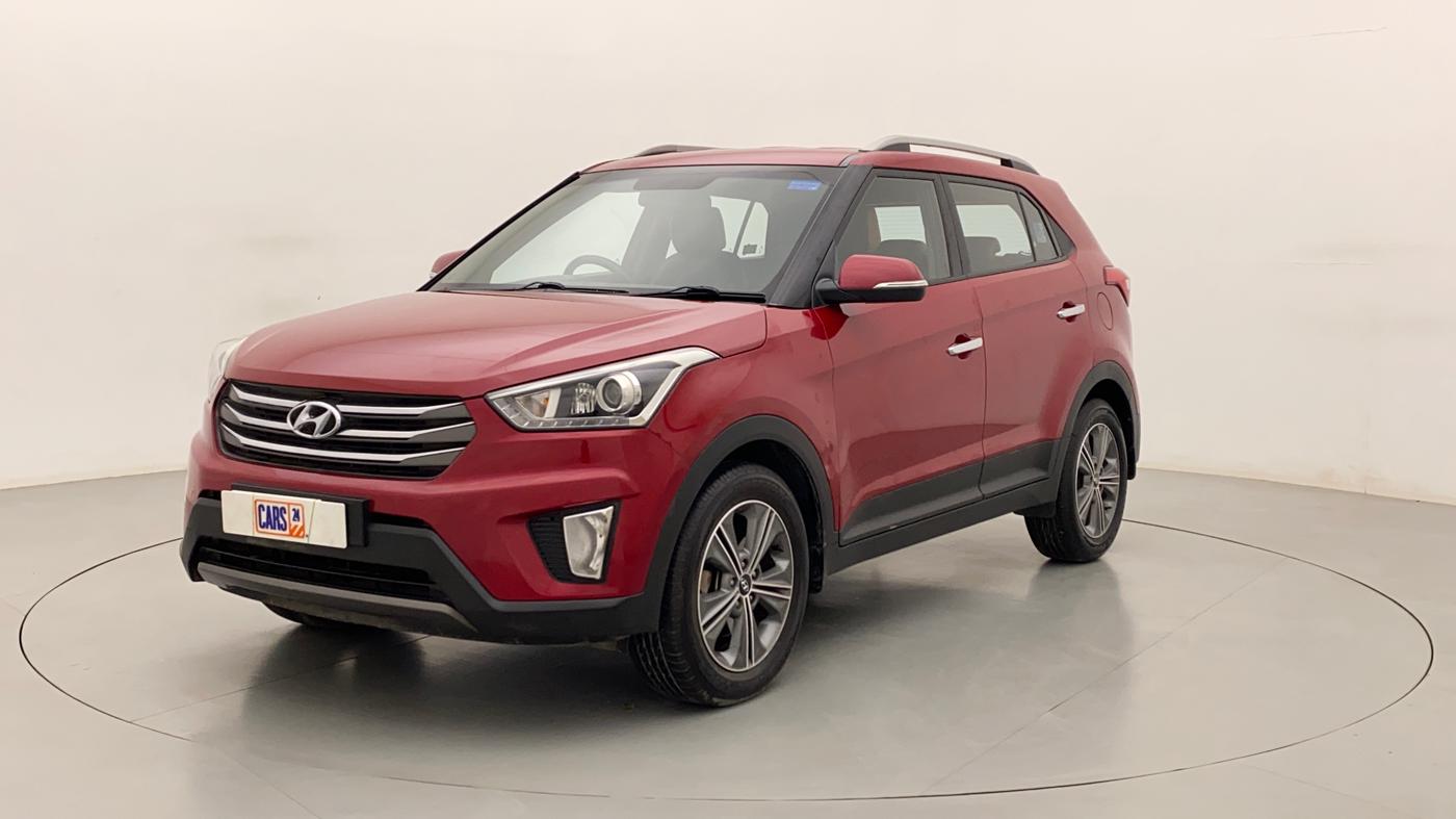 2016 Hyundai Creta SX PLUS AT 1.6 PETROL, Petrol, Automatic, 69,309 km, Left Front Diagonal