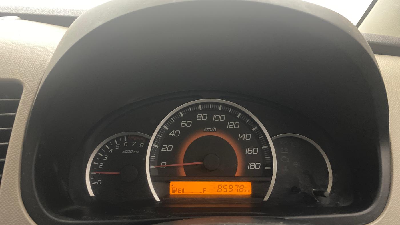 2016 Maruti Wagon R 1.0 VXI, Petrol, Manual, 85,951 km, Odometer Image