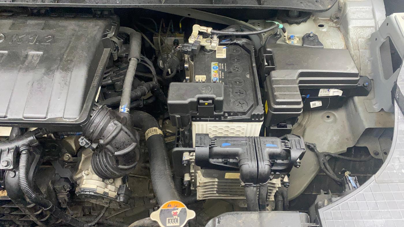 2024 Hyundai EXTER SX(O) 1.2 AMT, Petrol, Automatic, 5,824 km, Engine View - Left