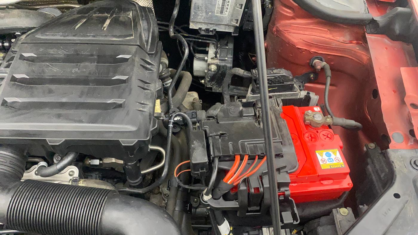 2021 Volkswagen Polo COMFORTLINE 1.0L TSI AT, Petrol, Automatic, 32,836 km, Engine View - Left