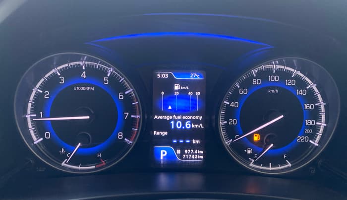 2018 Maruti Baleno ALPHA CVT PETROL 1.2, Petrol, Automatic, 71,685 km, Odometer Image