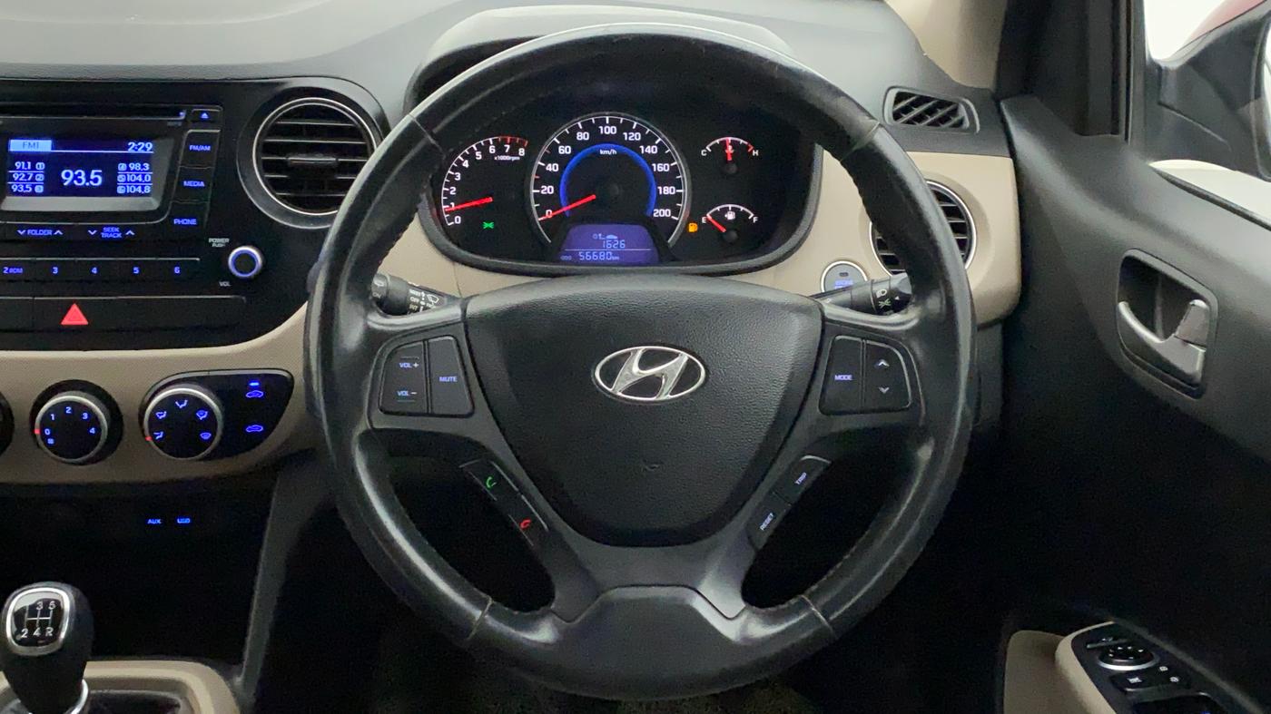 2013 Hyundai Grand i10 ASTA 1.2 KAPPA VTVT, Petrol, Manual, 56,821 km, Steering Wheel Close Up