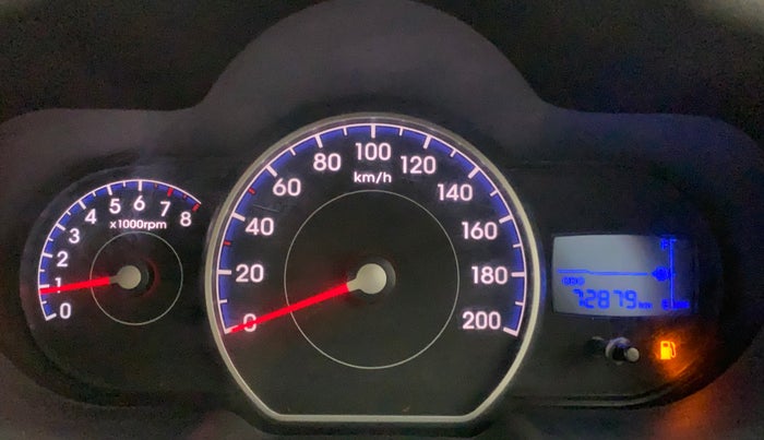 2012 Hyundai i10 SPORTZ 1.2, Petrol, Manual, 72,879 km, Odometer Image