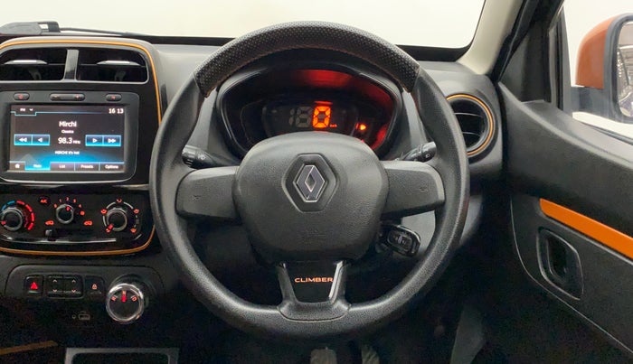2019 Renault Kwid CLIMBER 1.0 AMT, Petrol, Automatic, 35,567 km, Steering Wheel Close Up