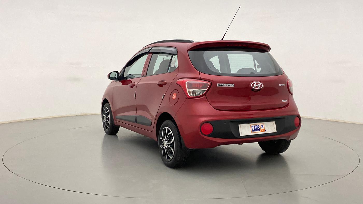 2019 Hyundai Grand i10 SPORTZ 1.2 KAPPA VTVT, Petrol, Manual, 3,309 km, Left Back Diagonal