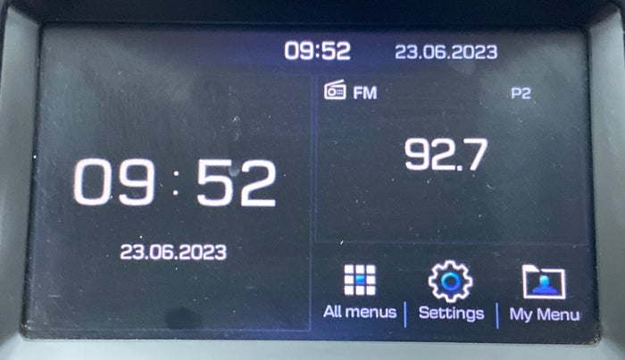 2017 Hyundai Xcent SX 1.2 (O), Petrol, Manual, 36,140 km, Touchscreen Infotainment System