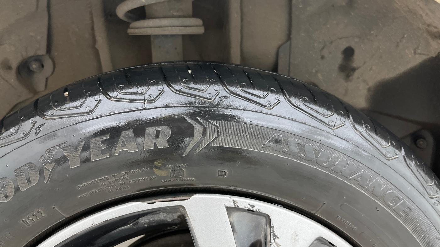 2022 Tata TIGOR XZ PLUS CNG, CNG, Manual, 49,066 km, Right Rear Tyre Tread