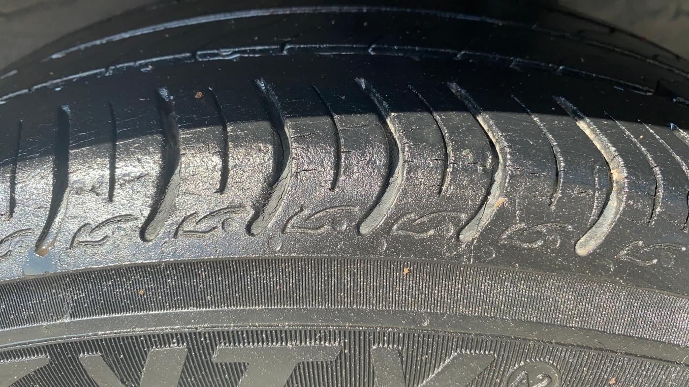 2022 Honda Amaze 1.2L I-VTEC VX, Petrol, Manual, 34,241 km, Left Rear Tyre Tread