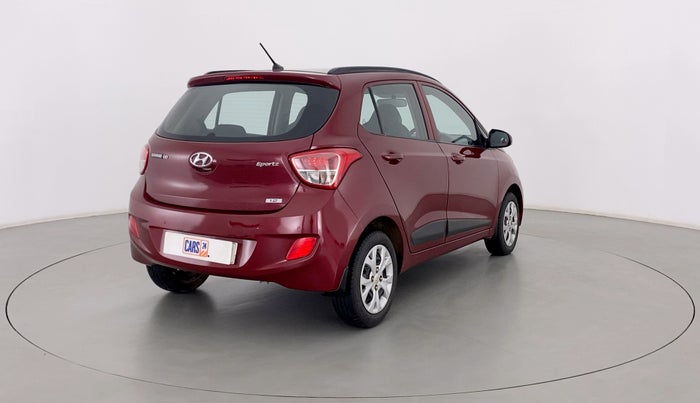 2016 Hyundai Grand i10 SPORTZ 1.2 KAPPA VTVT, Petrol, Manual, 20,437 km, Right Back Diagonal