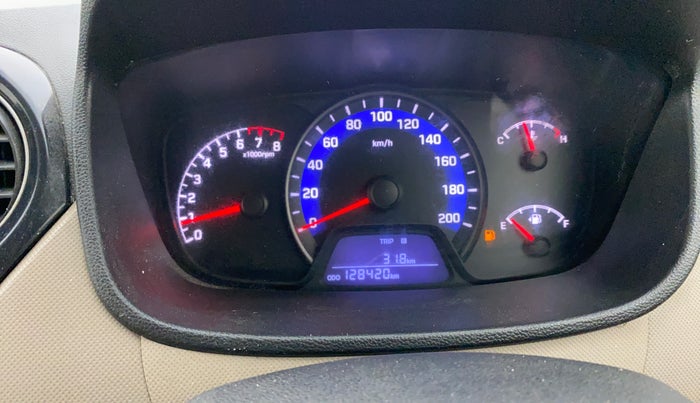 2015 Hyundai Xcent BASE 1.2, CNG, Manual, 1,28,390 km, Odometer Image