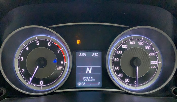 2018 Maruti Dzire VXI AMT, Petrol, Automatic, 15,223 km, Odometer Image