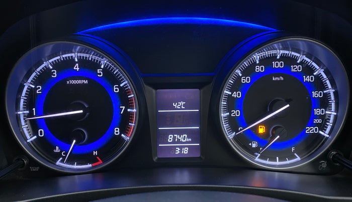 2016 Maruti Baleno DELTA PETROL 1.2, Petrol, Manual, 8,740 km, Odometer Image