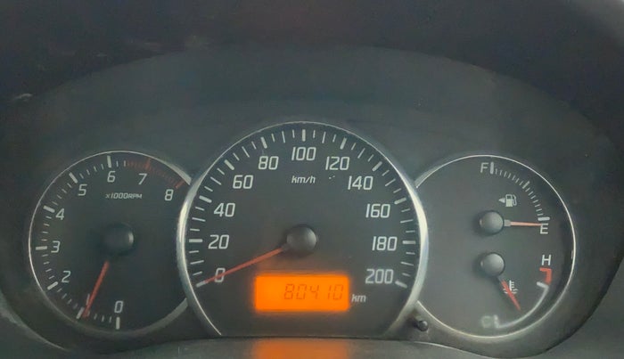 2010 Maruti Swift VXI, Petrol, Manual, 80,407 km, Odometer Image