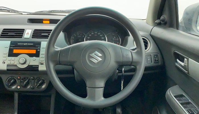 2010 Maruti Swift VXI, Petrol, Manual, 80,407 km, Steering Wheel Close Up