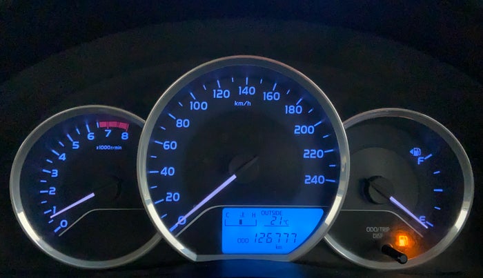 2017 Toyota Corolla Altis J S, CNG, Manual, Odometer Image