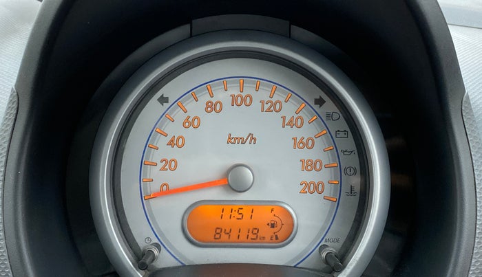 2011 Maruti Ritz VXI, Petrol, Manual, 84,118 km, Odometer Image