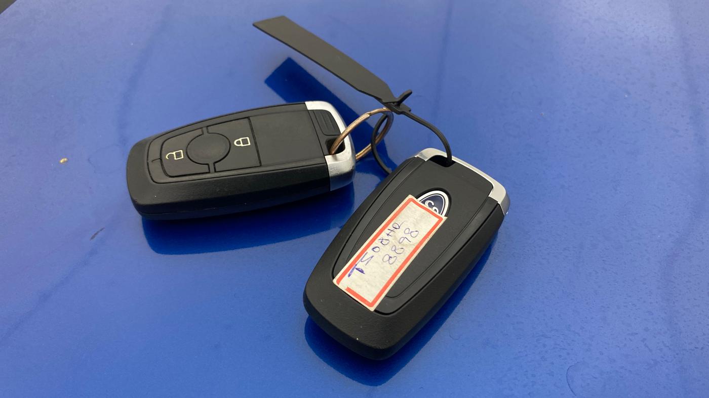 2021 Ford Ecosport TITANIUM 1.5L PETROL AT, Petrol, Automatic, 1,10,045 km, Key Close Up