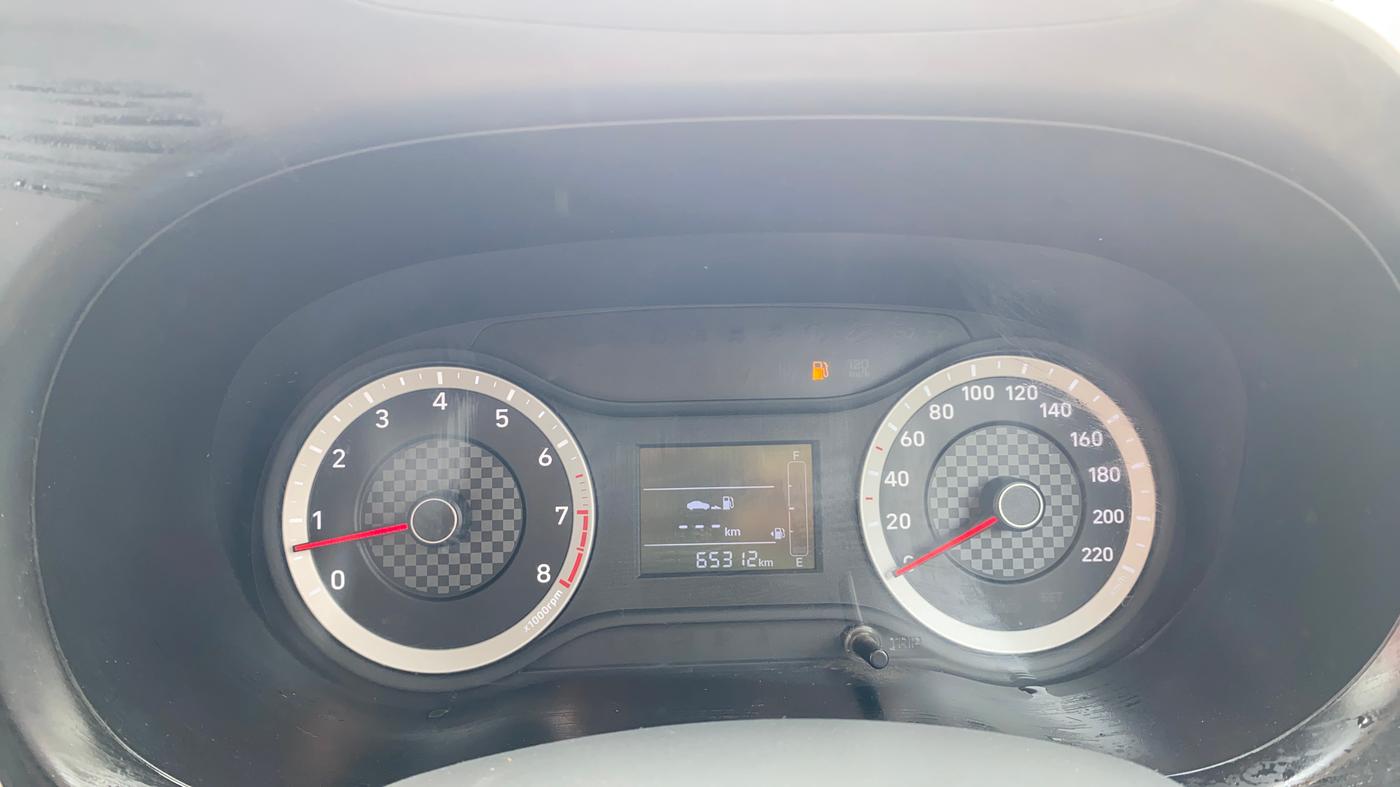 2020 Hyundai AURA S 1.2, Petrol, Manual, 65,305 km, Odometer Image