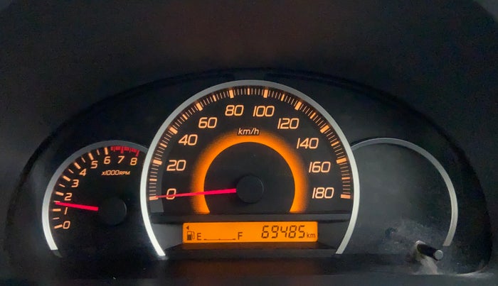 2011 Maruti Wagon R 1.0 VXI, Petrol, Manual, 69,747 km, Odometer Image