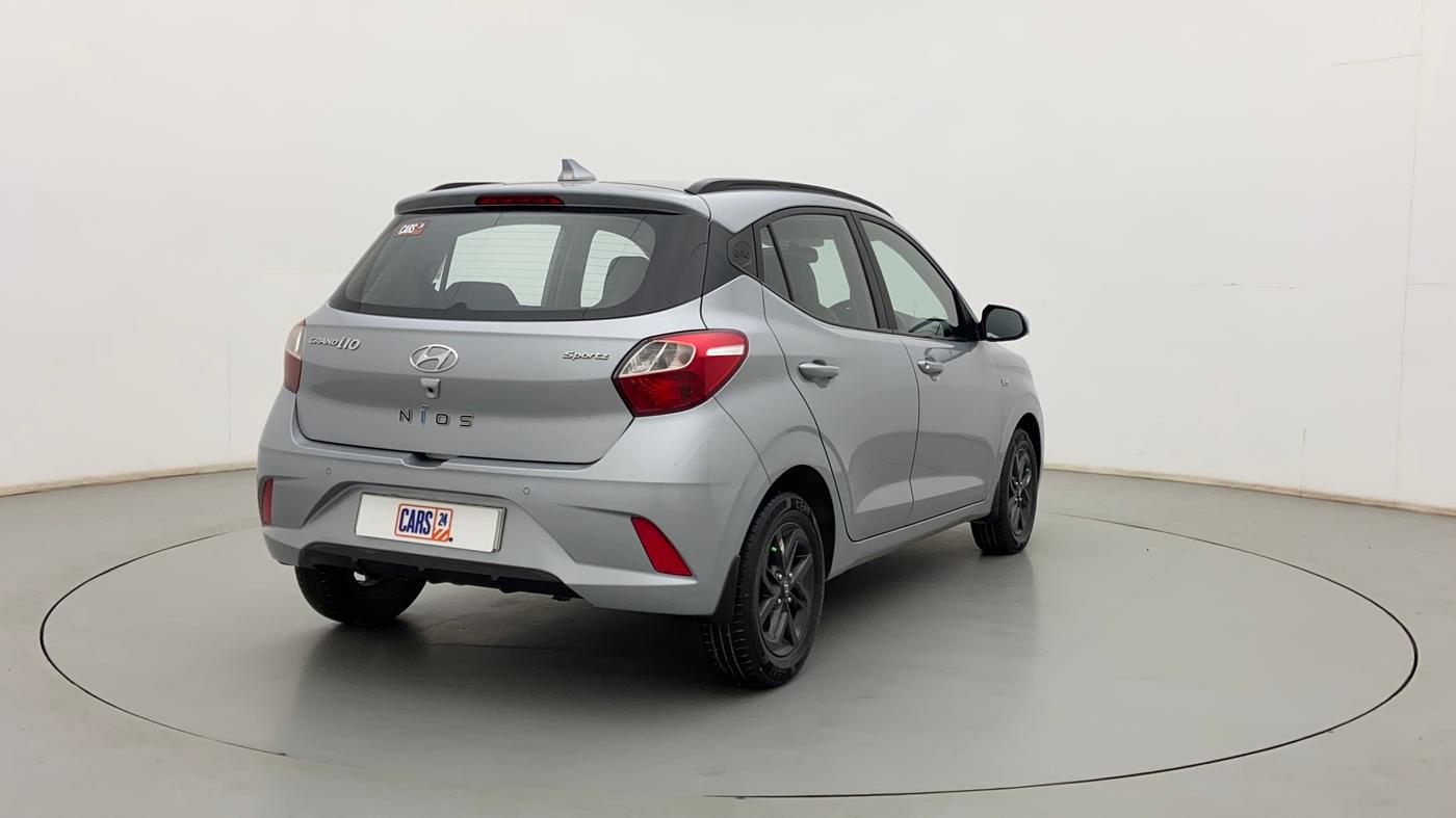 2021 Hyundai GRAND I10 NIOS SPORTZ U2 AMT 1.2 CRDI, Diesel, Automatic, 40,490 km, Right Back Diagonal