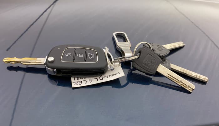 2021 Hyundai GRAND I10 NIOS MAGNA AMT 1.2 KAPPA VTVT, Petrol, Automatic, 27,300 km, Key Close Up