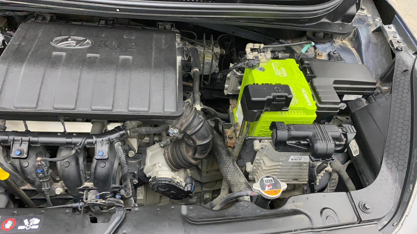 2021 Hyundai GRAND I10 NIOS MAGNA AMT 1.2 KAPPA VTVT, Petrol, Automatic, 27,300 km, Engine View - Left