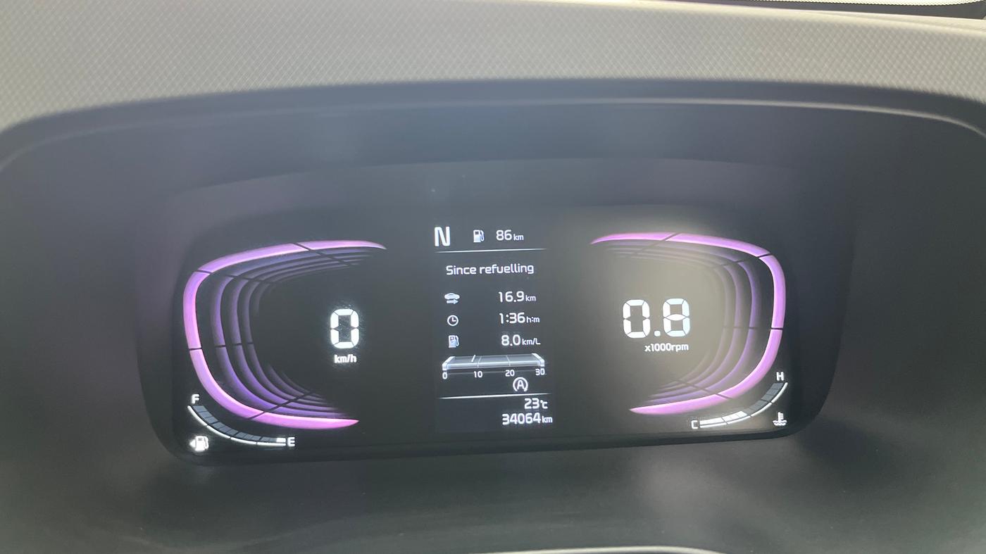 2023 KIA CARENS  PRESTIGE 1.5 TURBO PETROL IMT 7 STR , Petrol, Manual, 34,046 km, Odometer Image