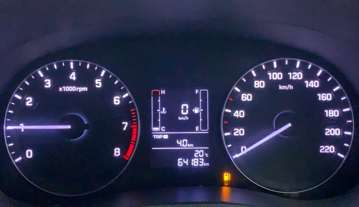 2016 Hyundai Creta SX PLUS 1.6 PETROL, Petrol, Manual, 64,183 km, Odometer Image