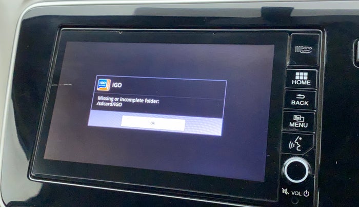 2017 Honda City 1.5L I-VTEC VX, Petrol, Manual, 76,709 km, Infotainment system - GPS Card not working/missing