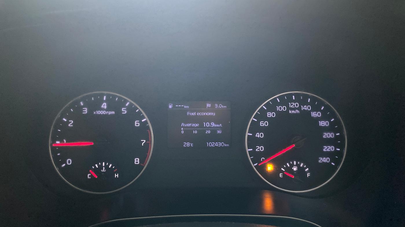 2021 KIA SELTOS HTX 1.5 PETROL, Petrol, Manual, 1,02,429 km, Odometer Image