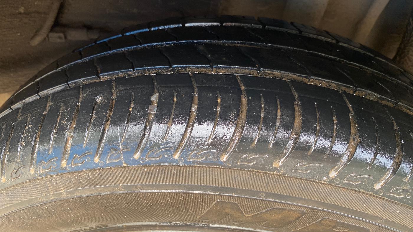 2022 Tata Tiago XZ PLUS CNG, CNG, Manual, 16,839 km, Left Rear Tyre Tread