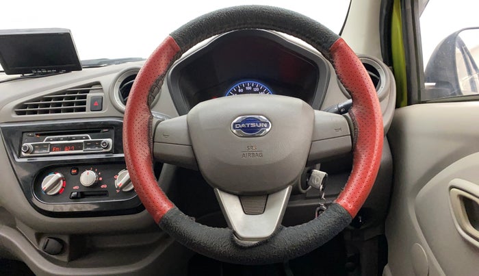 2016 Datsun Redi Go S, Petrol, Manual, 23,638 km, Steering Wheel Close Up