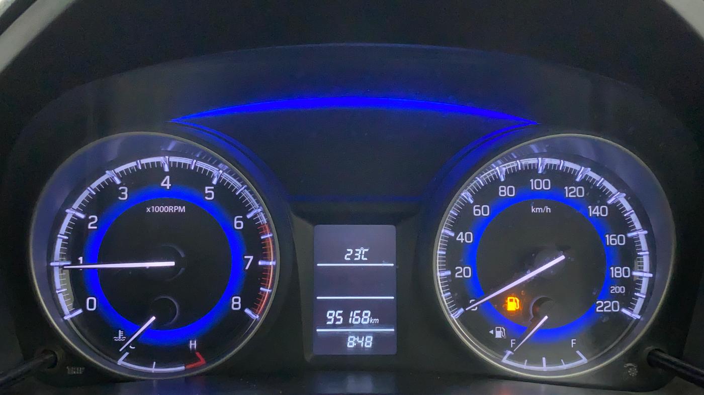 2017 Maruti Baleno DELTA PETROL 1.2, Petrol, Manual, 95,168 km, Odometer Image