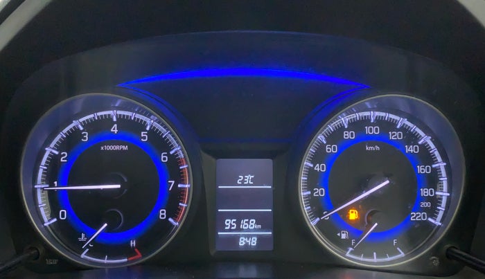 2017 Maruti Baleno DELTA PETROL 1.2, Petrol, Manual, 95,168 km, Odometer Image