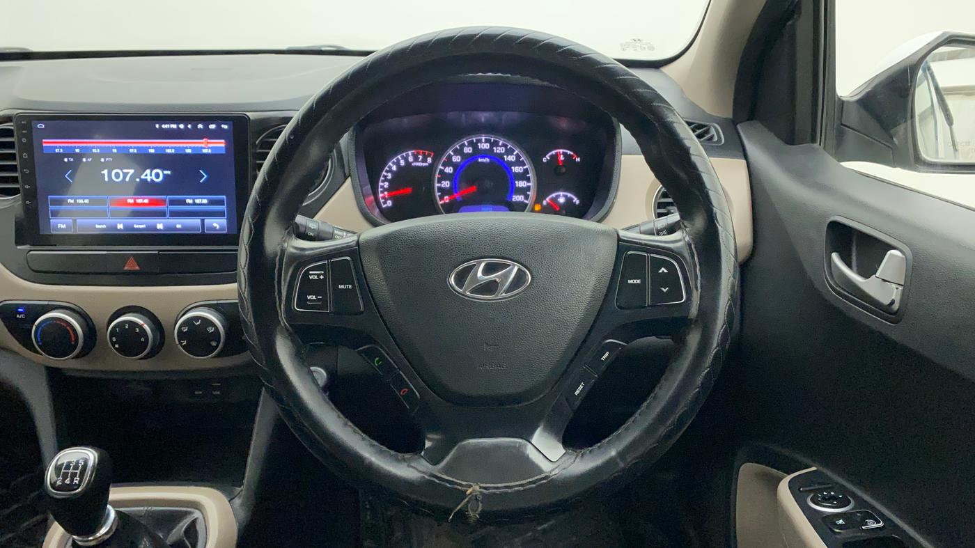 2016 Hyundai Grand i10 ASTA 1.2 KAPPA VTVT, Petrol, Manual, 72,892 km, Steering Wheel Close Up