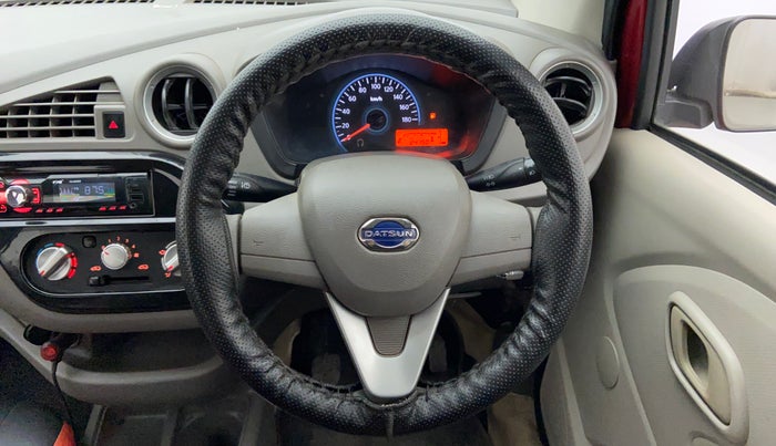 2017 Datsun Redi Go T (O), Petrol, Manual, 24,193 km, Steering Wheel Close Up
