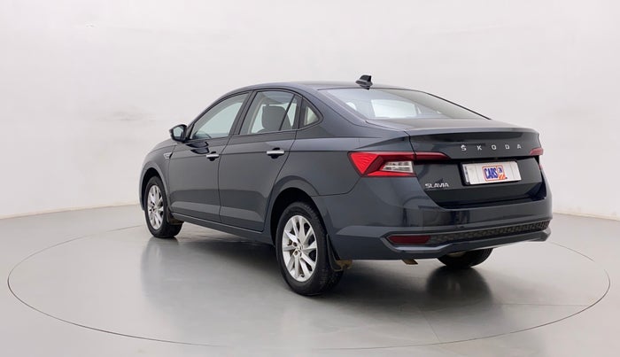 2022 Skoda SLAVIA AMBITION 1.0L TSI AT, Petrol, Automatic, 9,900 km, Left Back Diagonal