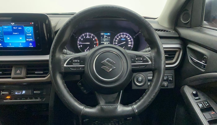 2022 Maruti BREZZA ZXI SMART HYBRID DUAL TONE, Petrol, Manual, 28,284 km, Steering Wheel Close Up