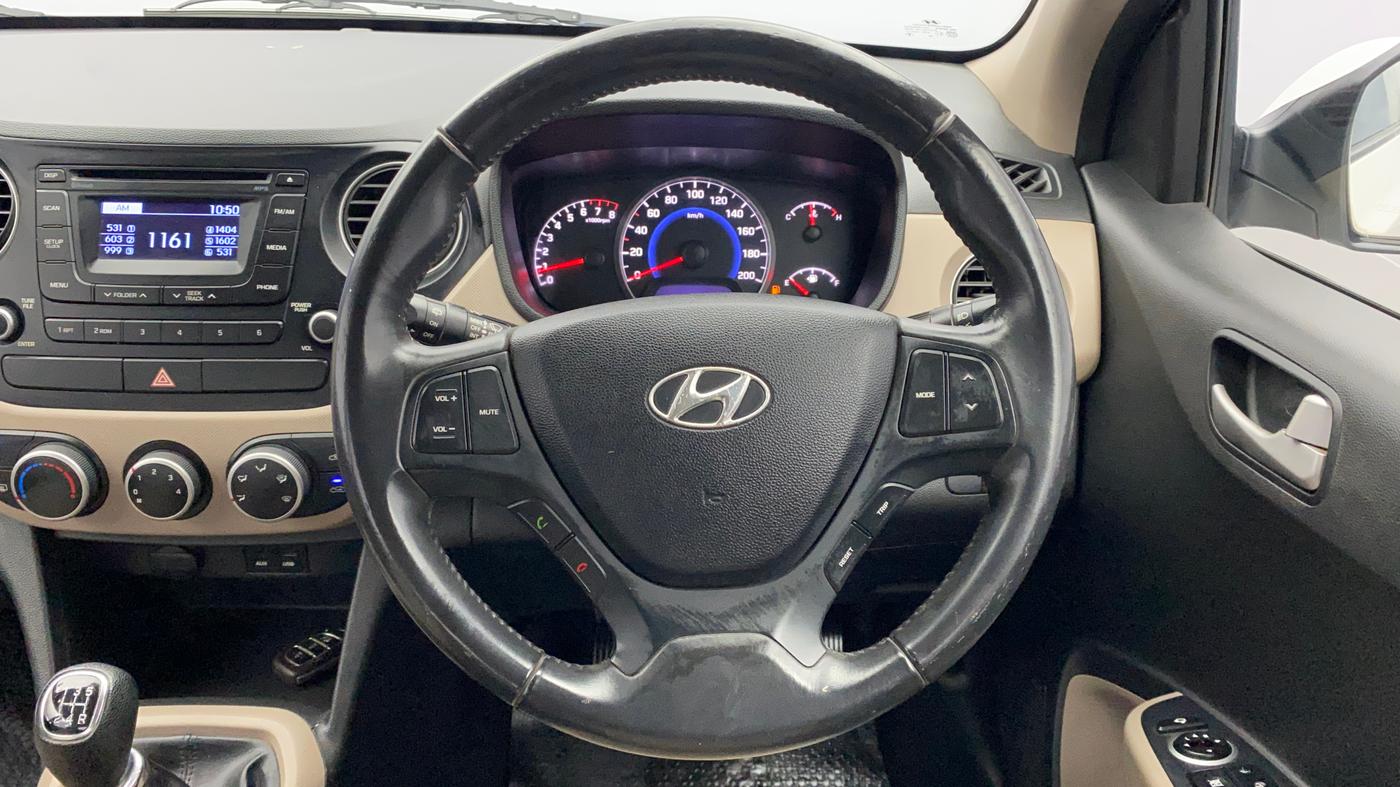 2015 Hyundai Grand i10 ASTA 1.2 KAPPA VTVT, Petrol, Manual, 18,851 km, Steering Wheel Close Up