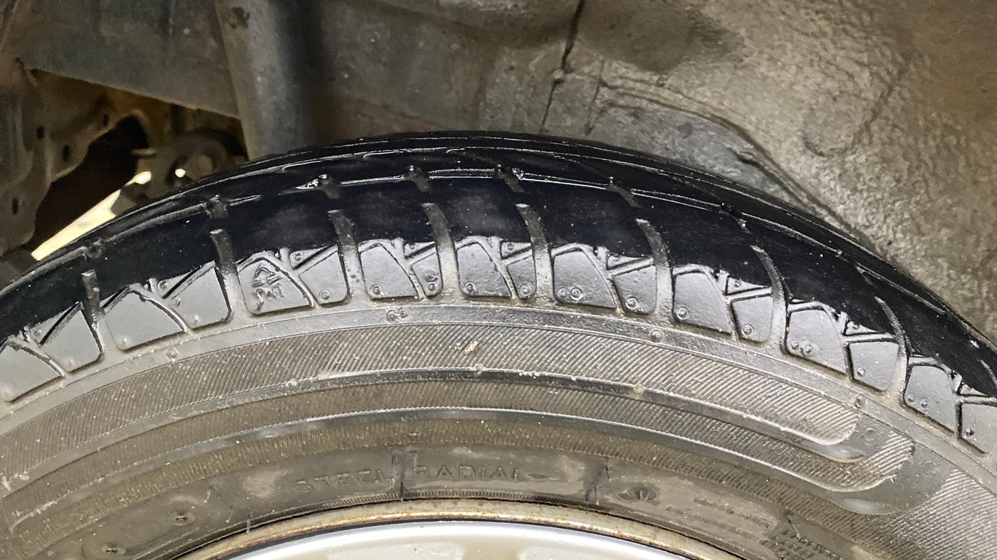 2015 Maruti Wagon R 1.0 LXI CNG, CNG, Manual, 78,882 km, Right Rear Tyre Tread
