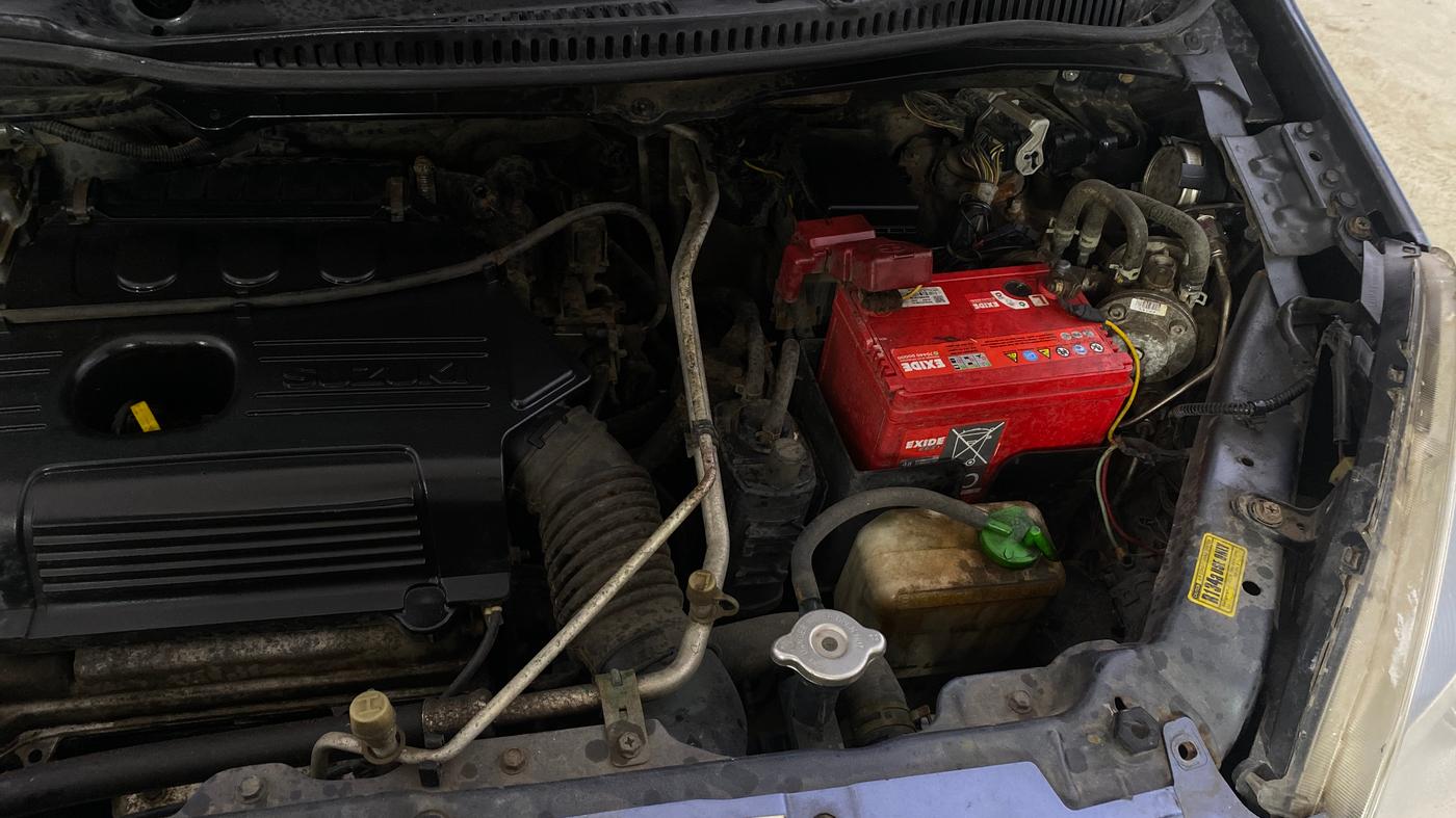 2015 Maruti Wagon R 1.0 LXI CNG, CNG, Manual, 78,882 km, Engine View - Left