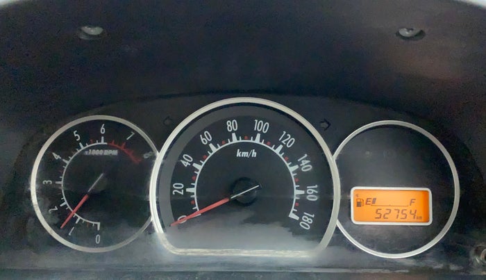 2013 Maruti Alto K10 VXI, Petrol, Manual, 52,990 km, Odometer Image