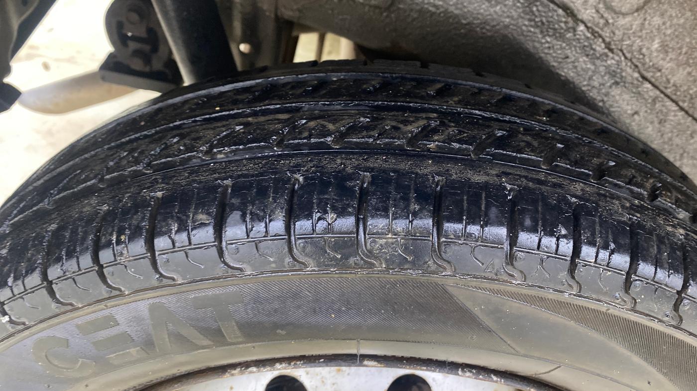 2018 Maruti Wagon R 1.0 LXI CNG, CNG, Manual, 70,117 km, Right Rear Tyre Tread