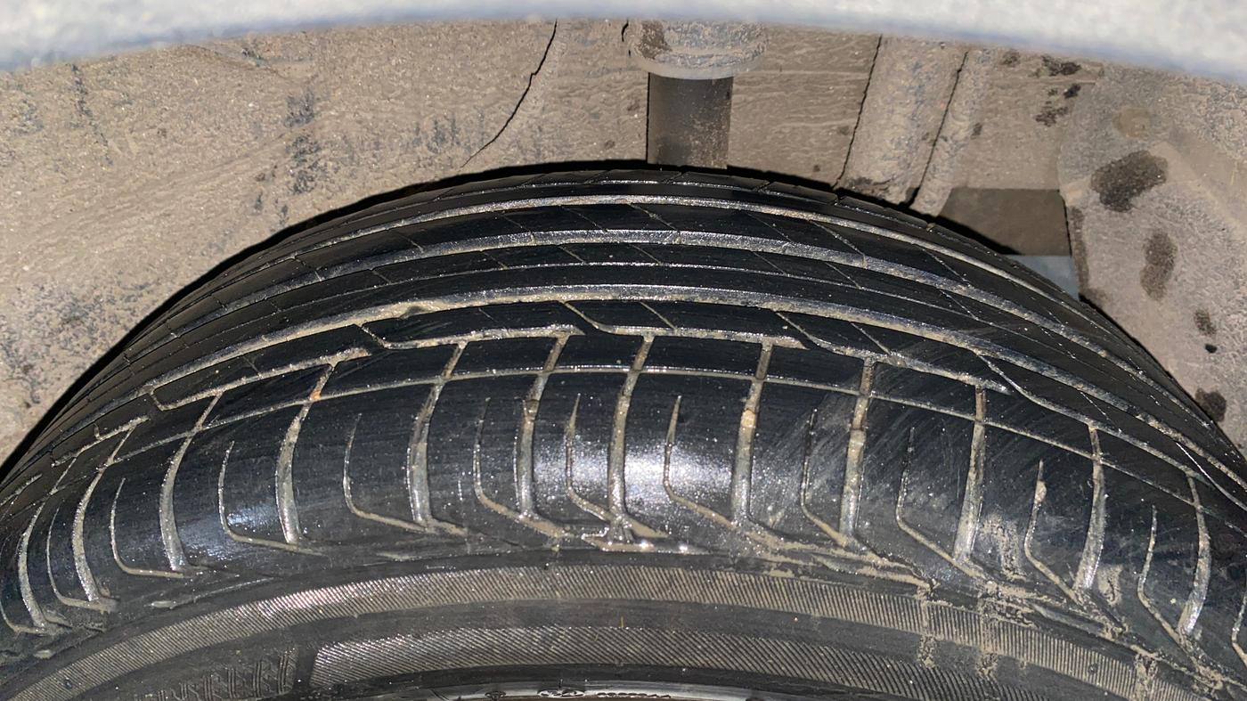 2021 Tata NEXON XM PETROL, Petrol, Manual, 49,695 km, Left Rear Tyre Tread