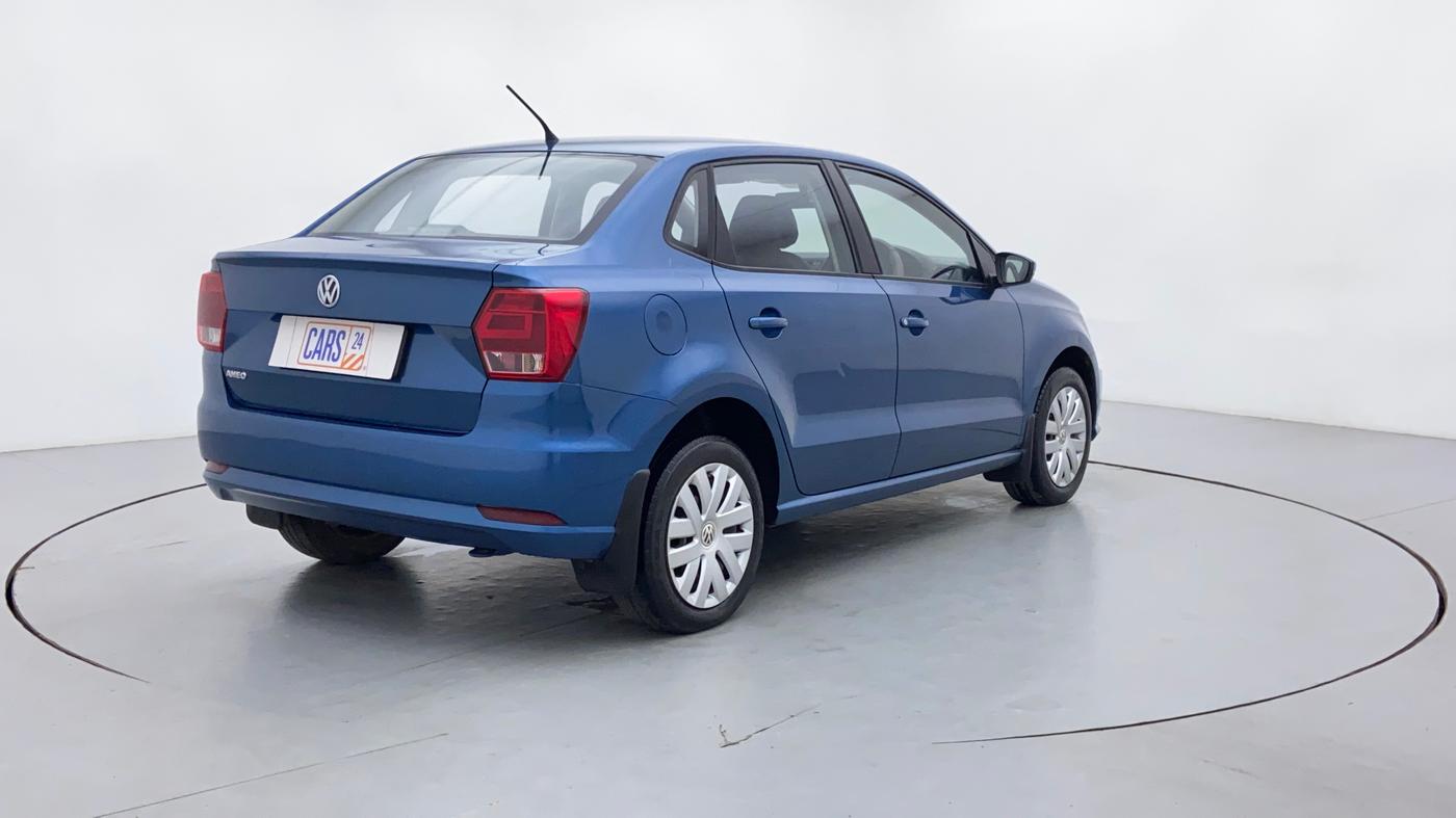 2017 Volkswagen Ameo COMFORTLINE 1.2, Petrol, Manual, 27,789 km, Right Back Diagonal (45- Degree) View