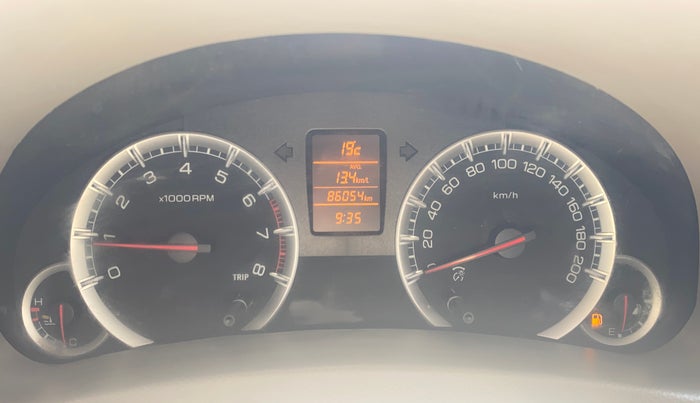 2016 Maruti Ertiga ZXI, Petrol, Manual, 86,019 km, Odometer Image